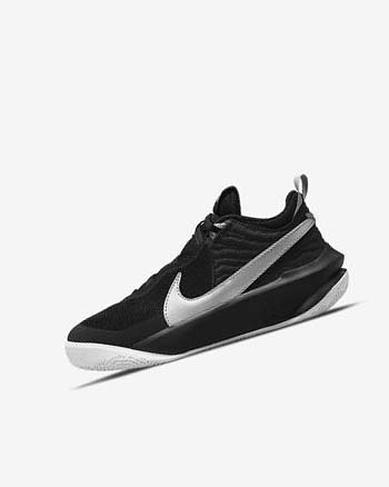 Nike Team Hustle D 10 Negros Blancos Metal Plateados | MX 5577